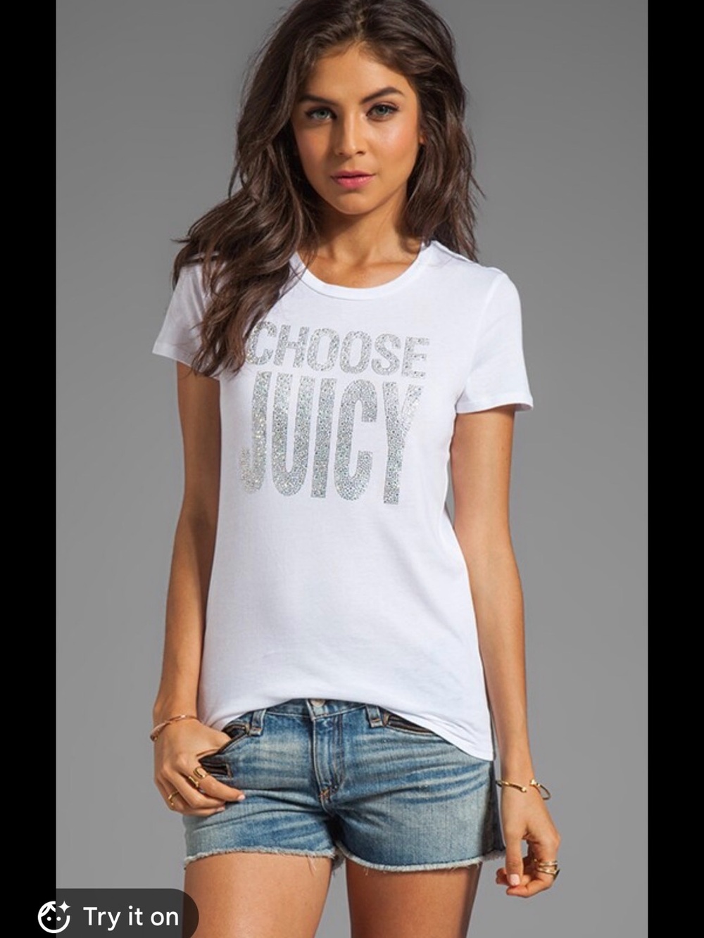 NWT Juicy Couture White shirt Y2K Size Small